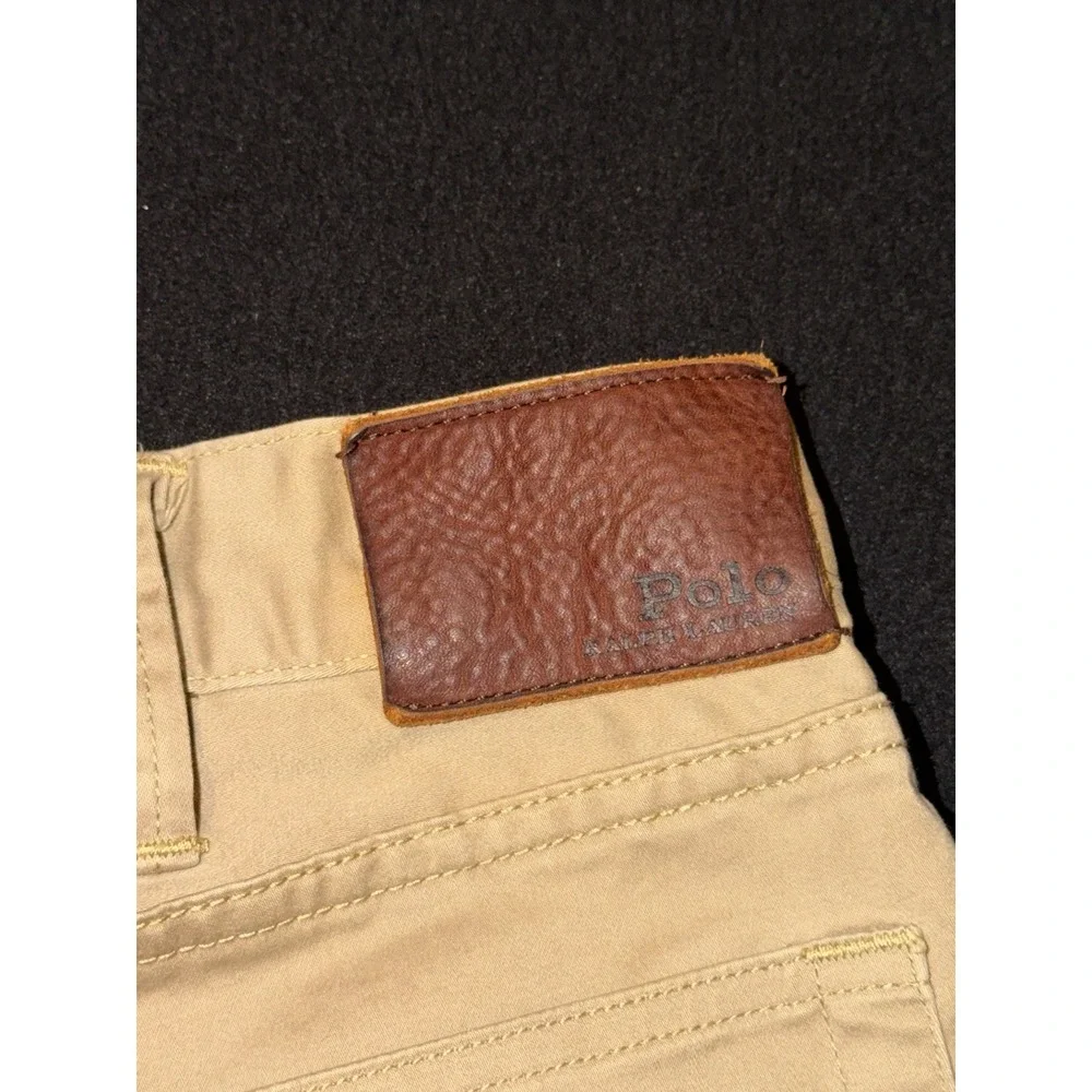 Polo Ralph Lauren Jeans Khaki Straight Medium Wash Mens 38x30